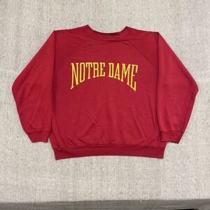 vintage Notre Dame sweatshirt mens xl red 1990s UNI